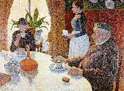 Paul Signac The Dining Room Spain oil painting artist